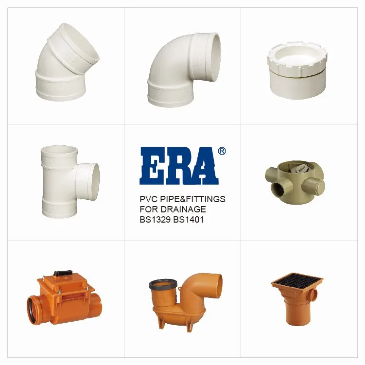 Era UPVC Made in China PVC ASTM Fitting of Y Tee Pn6