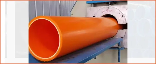 Orange Mpp Electrical Wire/Cable Protection Pipe High Pressure Plastic Conduits