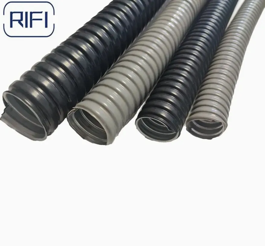 Liquid Tight Flexible Waterproof Flex 1 Inch Conduit Hose Pipe Tubes with PVC Connector