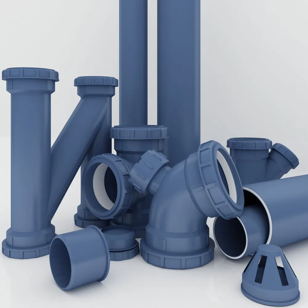 Industrial Enterprise Drainage Smooth Flexible PP Super Silent Pipeline System Stainless Steel Tube 