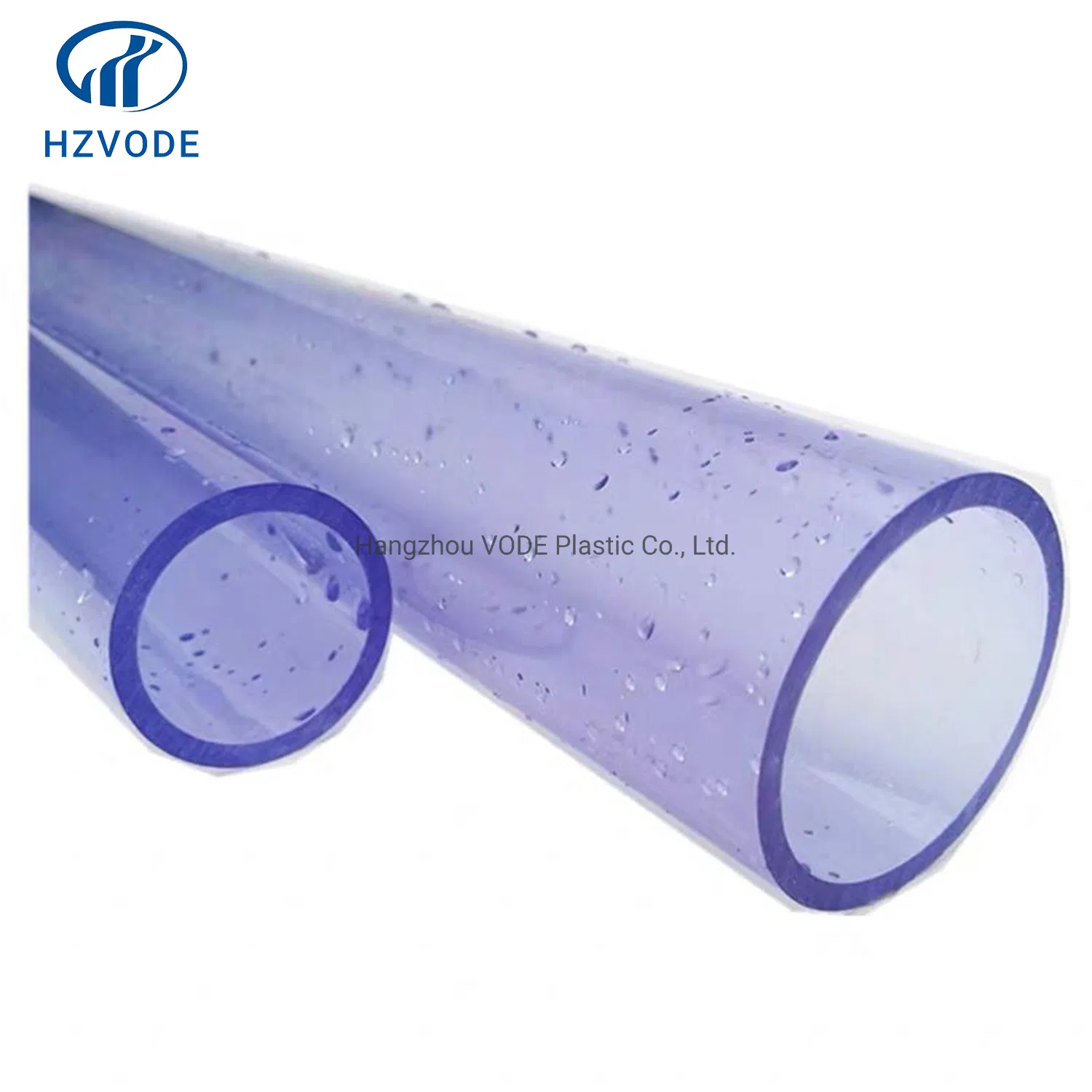 UPVC Plastic Clear Pipe Treatment with High Quality by Hzvode