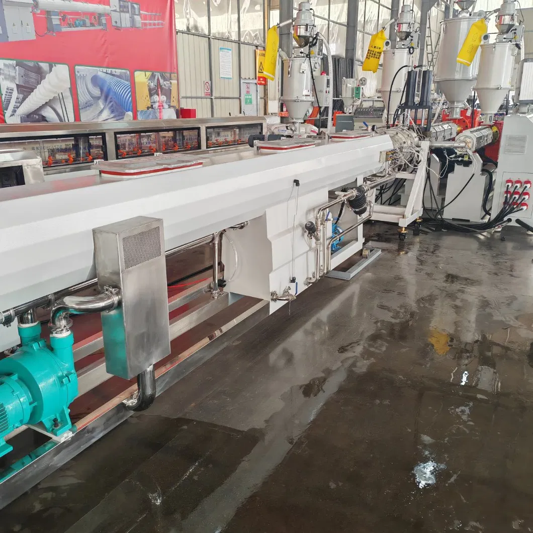 Fully Automatic 16-160mm PE Multi-Layer Pipe Extruder Production Line Producing ABC Multi-Layer Co-Extruded PE Pipes Making Machine