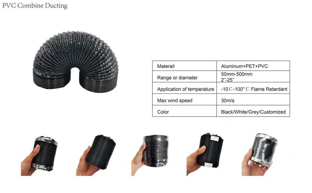 PVC Aluminum Foil Corrugated Pipe Municipal Infrastructure Pipeline