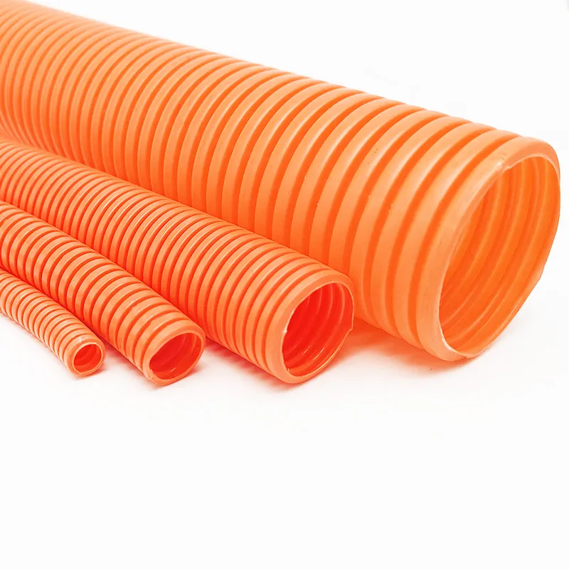 China Factory Wholesale Nylon PA6 Flexible Corrugated Conduit Plastic Pipe for Electrical