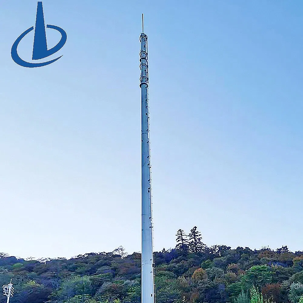 Hot DIP Galvanizing Diamond Xinyuan Weather-Resistant Communication Single Tube Tower