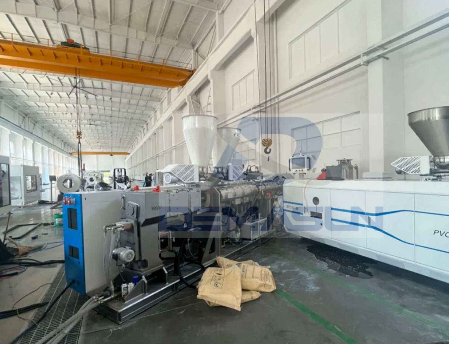 UPVC Foam 3-Layer Pipe Machine PVC Pipe Extrusion Line Plastic Machine Silent Pipe Production Line