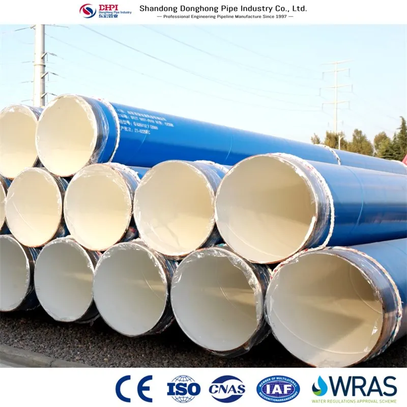 Dhpi Industrial Construction Steel Pipes, Internal and External Epoxy Coated Steel Pipes, API5l High