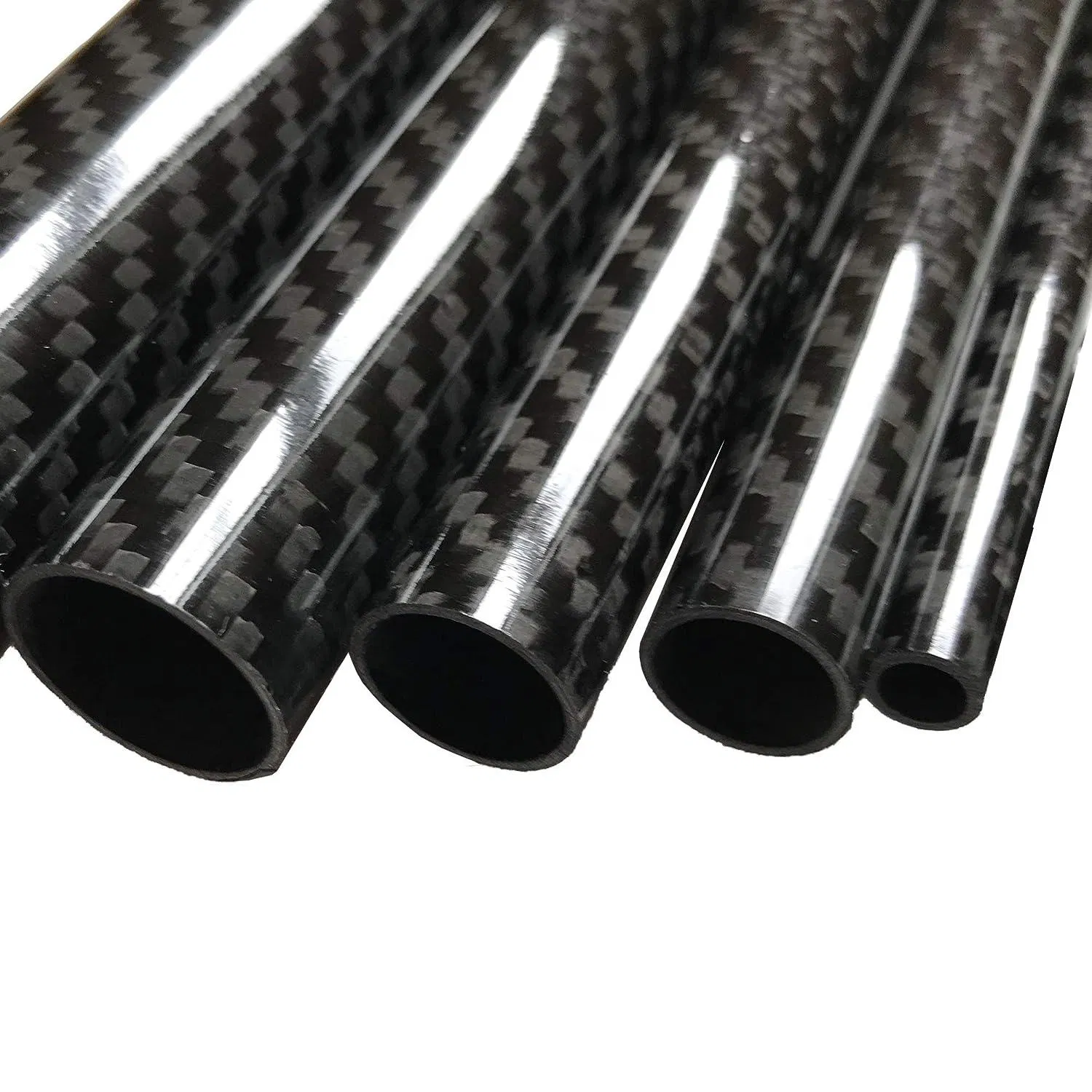 Light Weight High Strength Custom 3K Twill Weave Carbon Fiber Round Tube