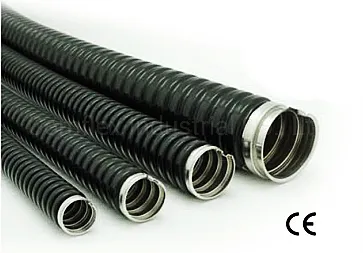 Electrical Liquid Tight Conduit PVC Coated Stainless Steel Flexible Flat Hose