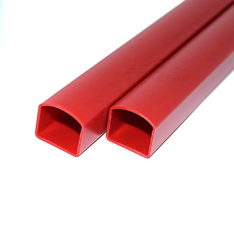 High-Quality Flame-Retardant Red PVC ABS Square Pipe
