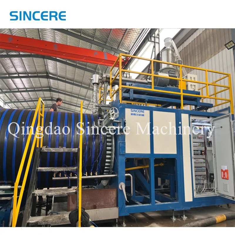 Plastic Sanitary Sewers Spiral Pipe Making machine