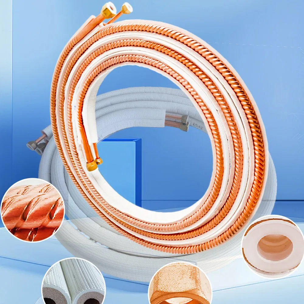 Double-Wall Corrugated PE Pipe Copper Tubing Flexible PVC Corrugated Pipe PE Corrugated Copper Pipe