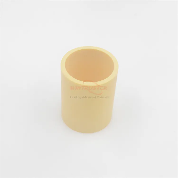 Long-Lasting Yellow MGO Stabilized Zirconia Ceramic Pipe