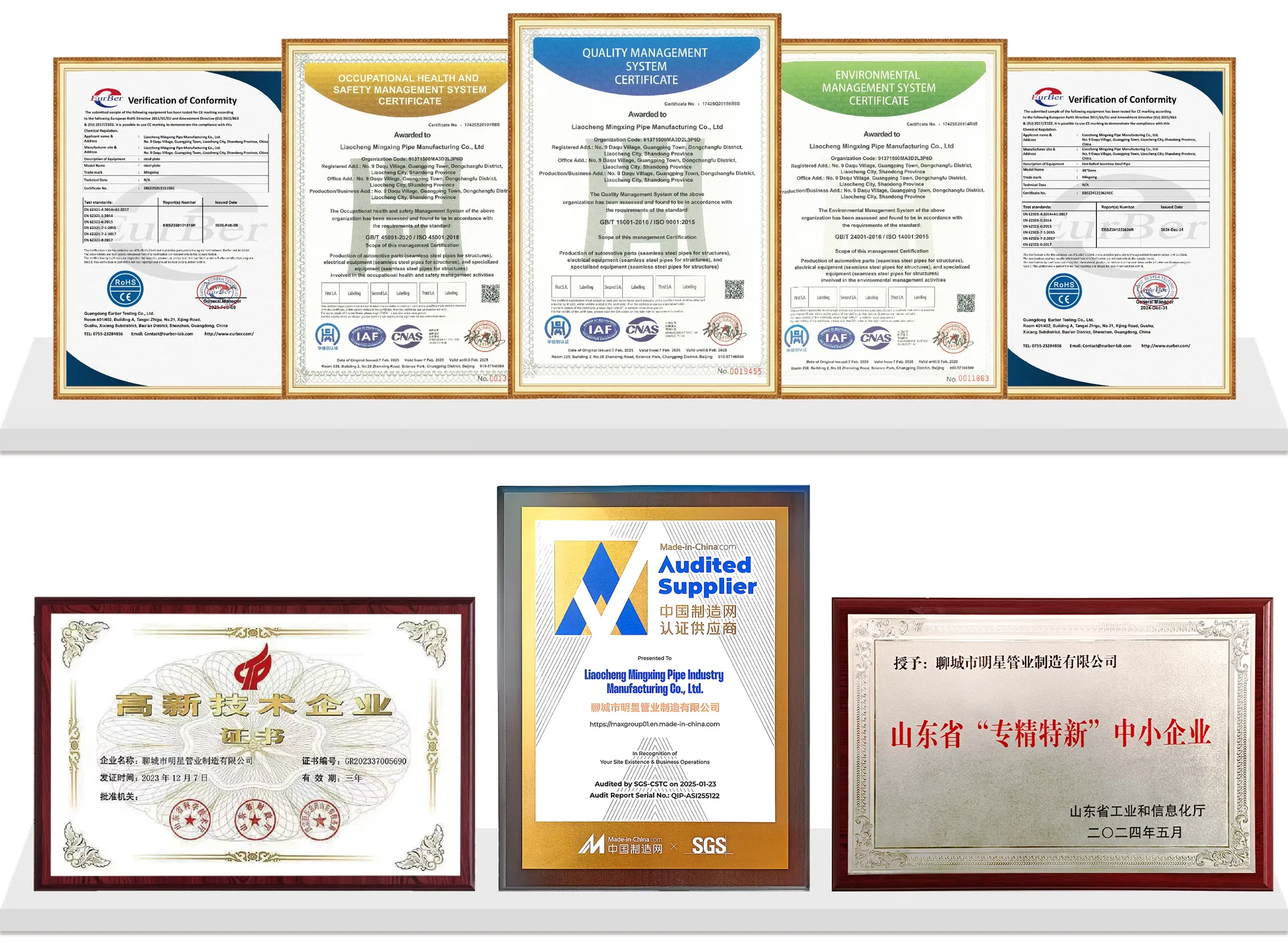 Durable Painted ERW Pipe with Plastic End Protectors, 21.3-165.2mm Od, En 10255, for Cable Management and Electrical Conduit Applications.