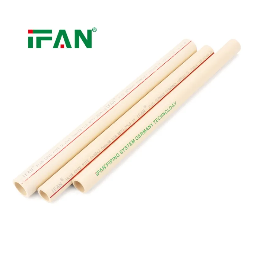 Ifan All Sizes Available PVC Water Pipe Prices Water System Plastic PVC CPVC Pipe