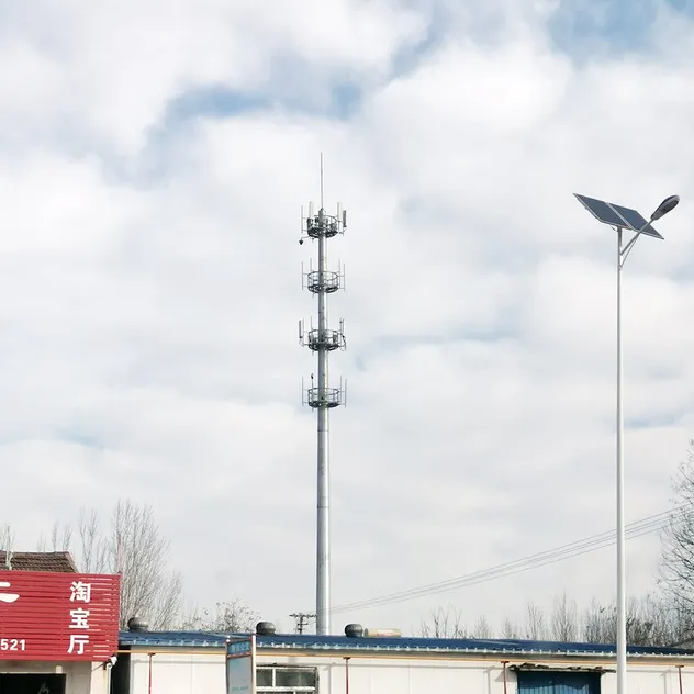 China Steel Pipe Xinyuan Rural Single Tube Tower for Antenna