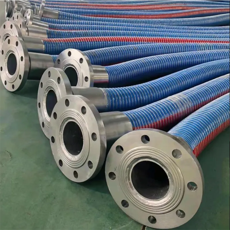Flexible PVC Steel Wire Reinforced Hose Food Grade Spring Delivery and Suction Water Irrigation Garden Pipe