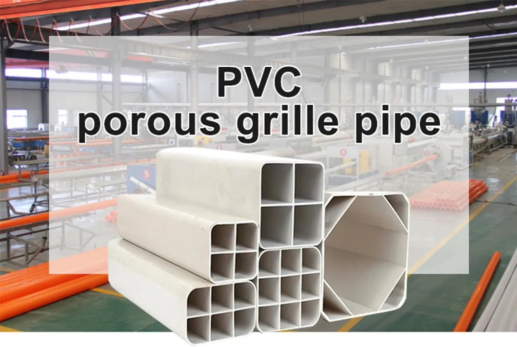 Versatile PVC Grating Pipe with Square Openings for Industry