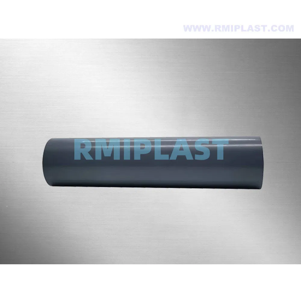 CPVC Pipe of DIN Pn16 20mm Plastic Socket Welding Pipes Dark Grey Tube for Water Use