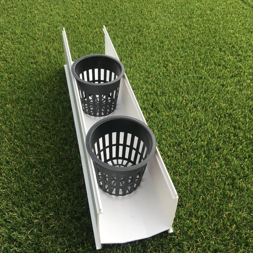 Indoor Hydroponic Growing Tray System Vertical Aeroponic Vegetable Planting Gully Pipe