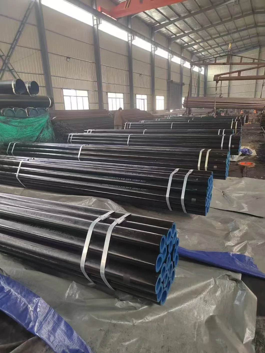 Black Painting/3PE ASTM A106/API 5L Gr. B Seamless Steel Natural Gas/Oil Pipeline