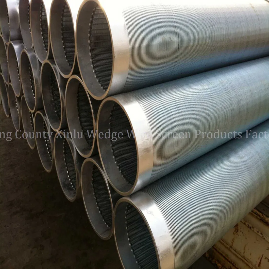 Galvanized Q195 Q135 Wire Wrapped Water Well Screen Pipe