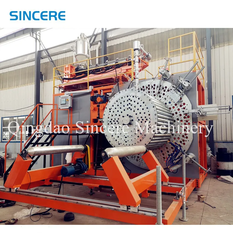 HDPE Structural Wall Winding Pipe Extrusion Line 600-2000mm 1400-3000mm