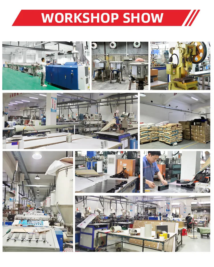 Customized High Temperature Resistant Flame Retardant PVC ABS PP PE Plastic Extrusion Pipe