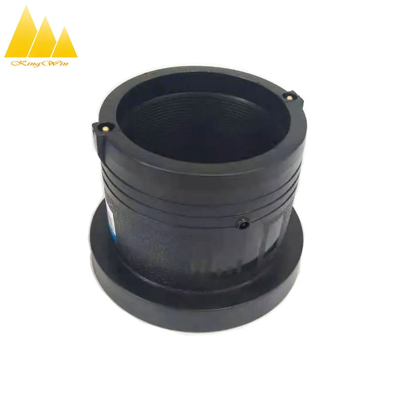 Butt Fusion Stub End Black PE Electrofusion Flange Adaptor Plastic Tubes HDPE Pipe Fitting with Pric
