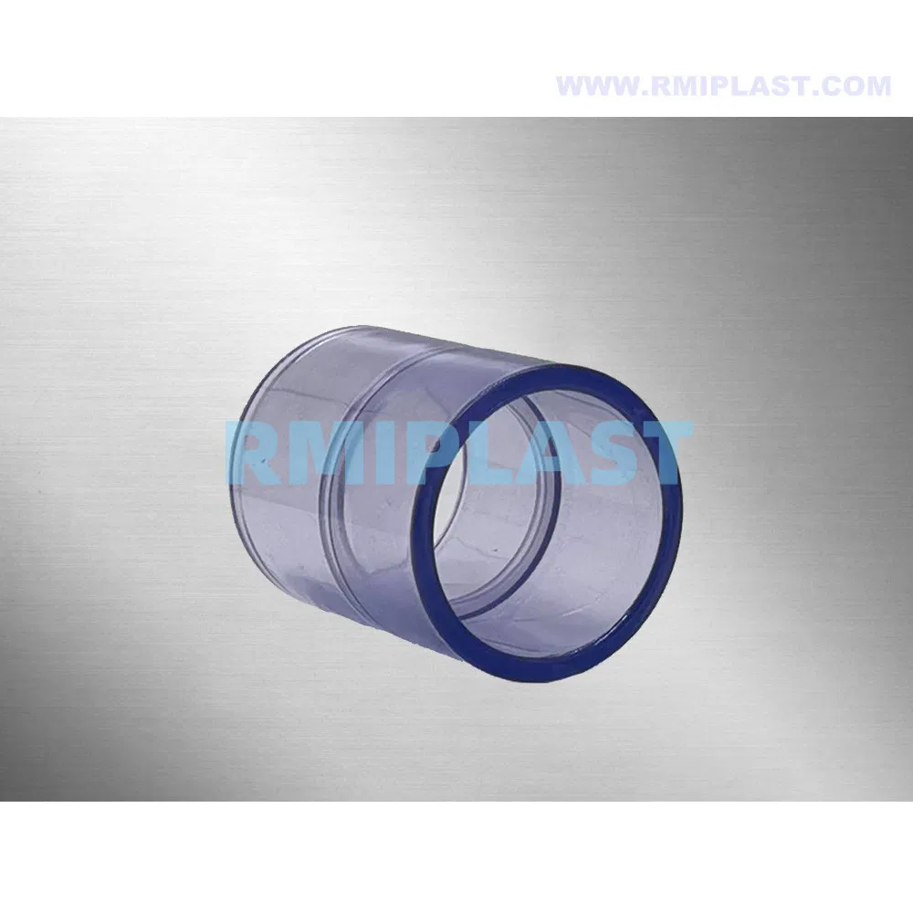 Pipe Fittings Clear PVC Coupler Pl