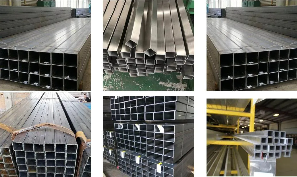 High Quality Rectangular Galvanized Steel Pipe Tube Square Factory Wholesale Cheap Price 6m Welding Cutting Bending Punching