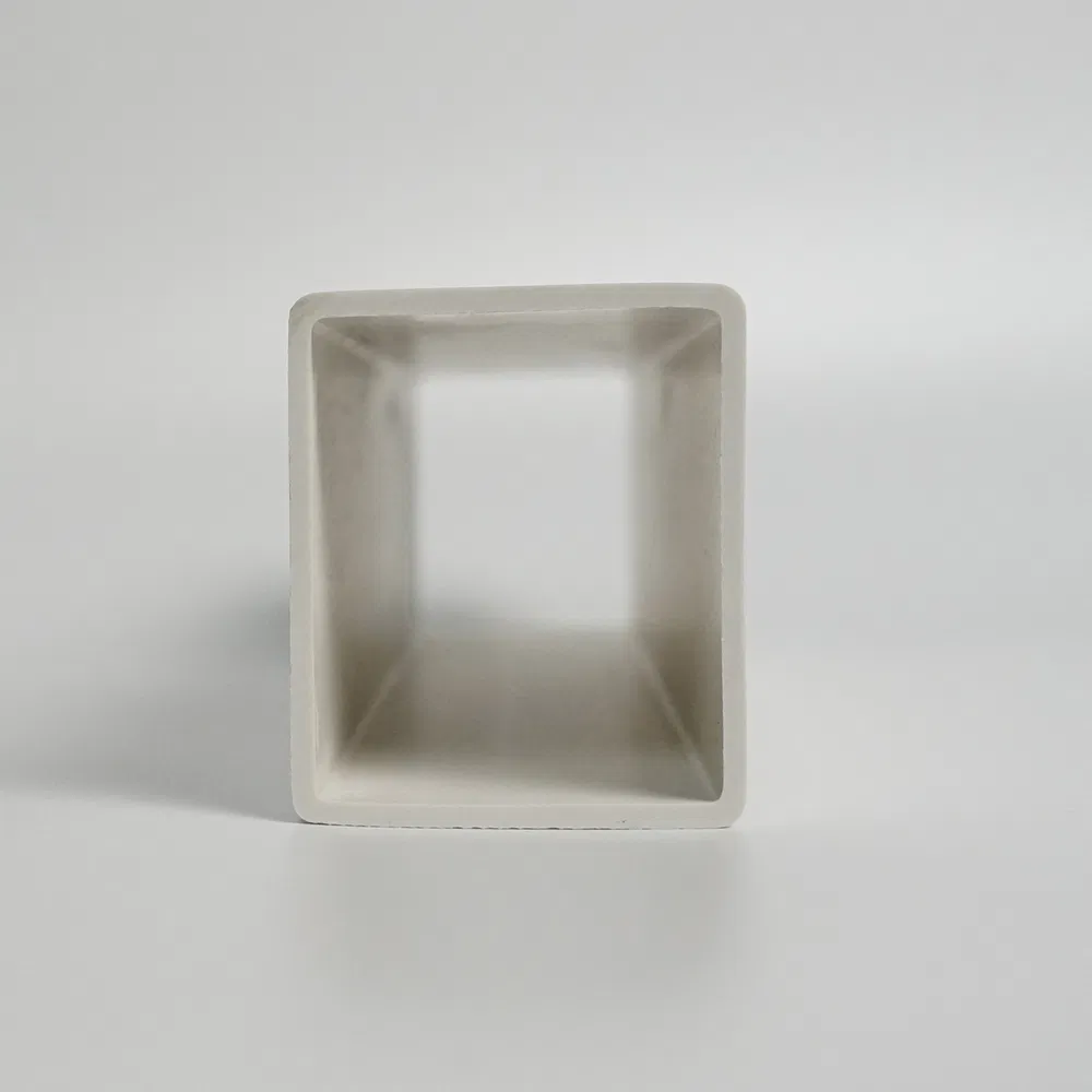 White Black Plastic Extrusion 50X50mm Square Hard Co-Extruded PVC Rectangular Pipe