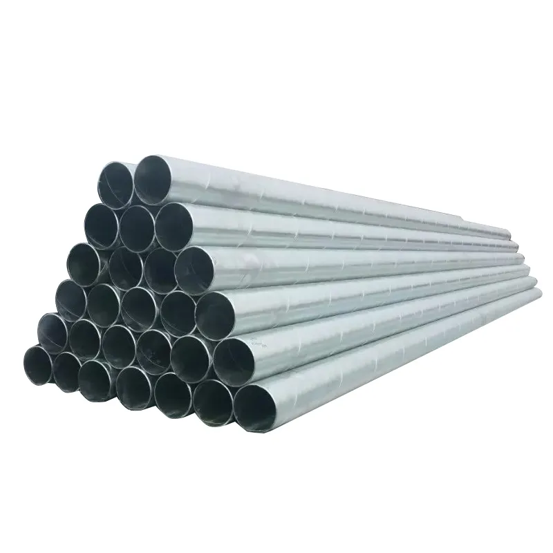Tubing Welded Galvanized Pipe Carbon Welded Electric Resistance High-Frequency Supplier Round ERW Gi Steel Tube
