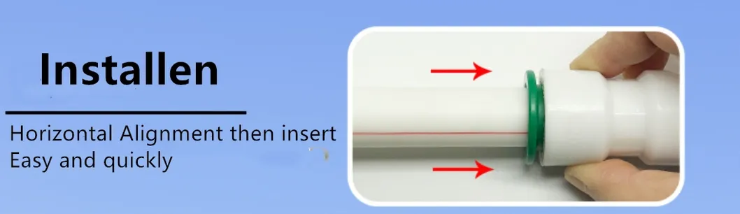 Tube Fitting PPR Water Pipe Quick Insert Fittings Series