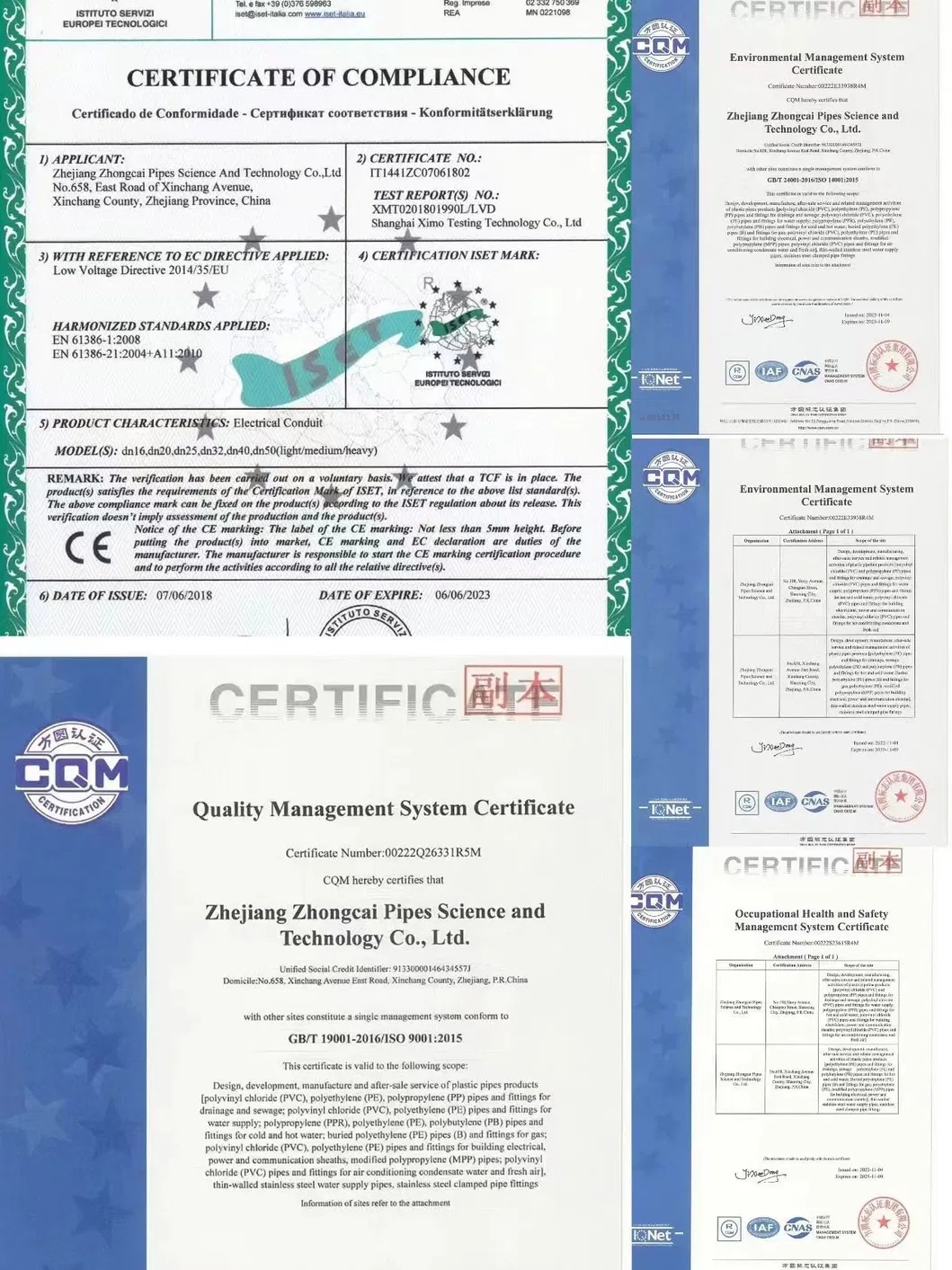 Zhongcai Pipeline Chinese Manufacturer Direct Sales Silicon Core Tube PE Threading Tube High-Speed Underground Tube Communication Optical Cable Buried Tube