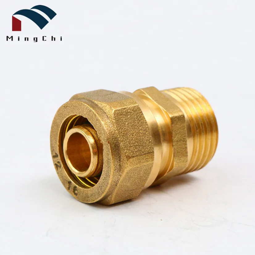 Mingchi Factory Price Pex Pipe Fittings Al PE Al Pex Al Pex Pipe Fittings Brass Fittings