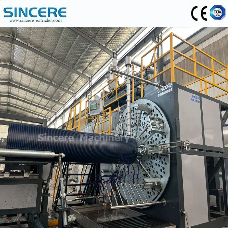 HDPE Hollow Wall Spiral-Wound Pipe Manufacturing Machine