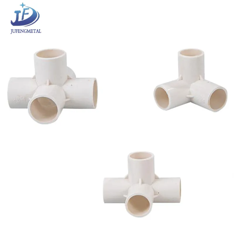 PVC Tee Pipe Fitting for Bathtub Parts Plastic Tee Fitting T-Piece Connector