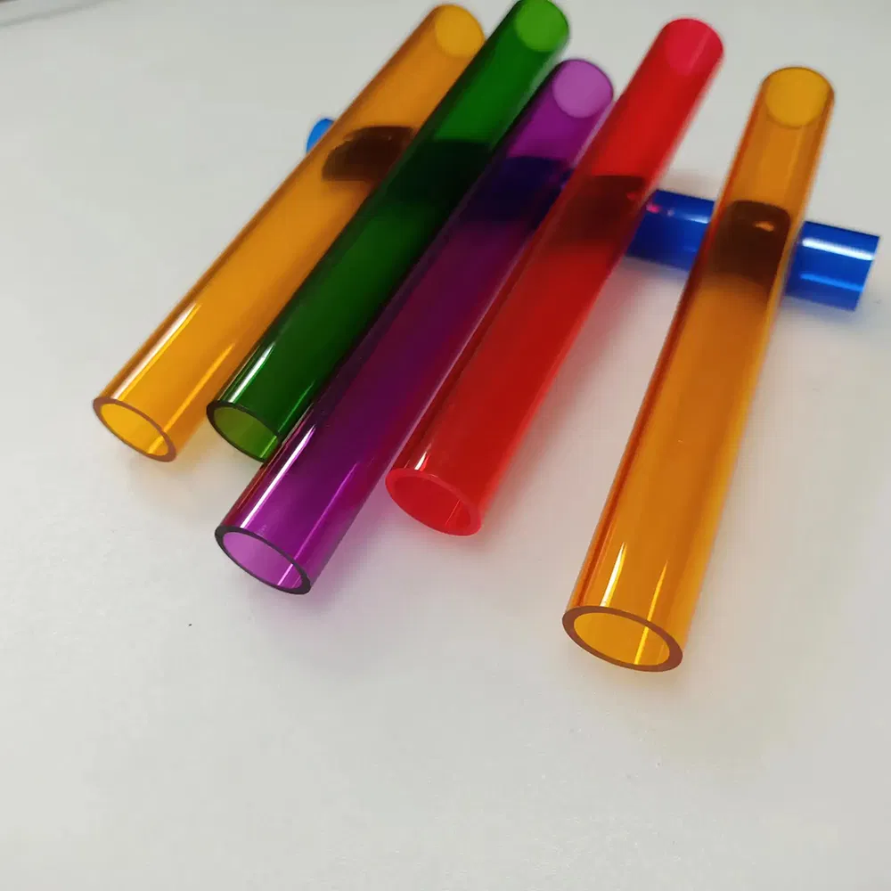 New Item Plastic Tube PE / PVC / PC / ABS Transparent Color Pipe
