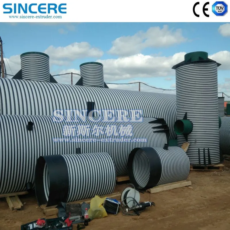 Spiral Winding Corrugated Pipe Extrusion Production Machine