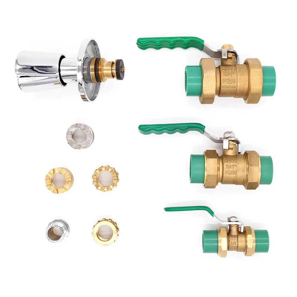 PPR Fittings with Brass Insert PPR Insert PVC Insert for Secure Water Pipe Installations