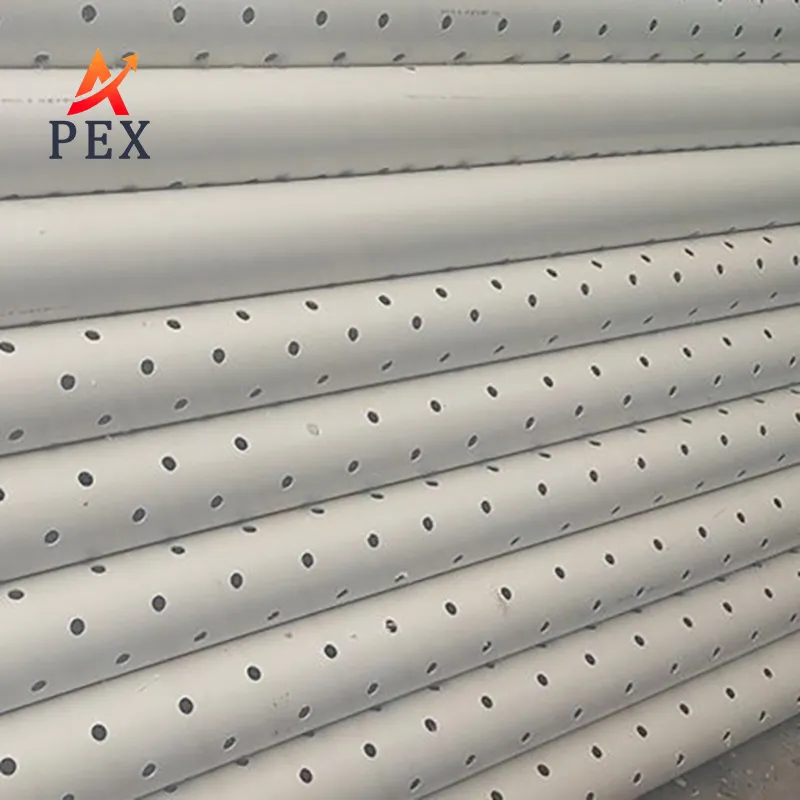 Slotted Pipe Screen Pipe NSF/ANSI 61 Approved PVC Perforated Tube Drainage Pipe Filter Pipe PVC Slit