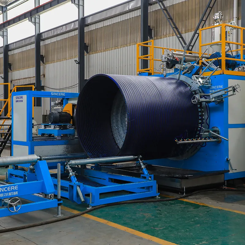 Plastic HDPE PE Mpp PPR Pert Double Solid Hollow Wall Spiral Winding Tanks Corrugated Pipe Gas Water