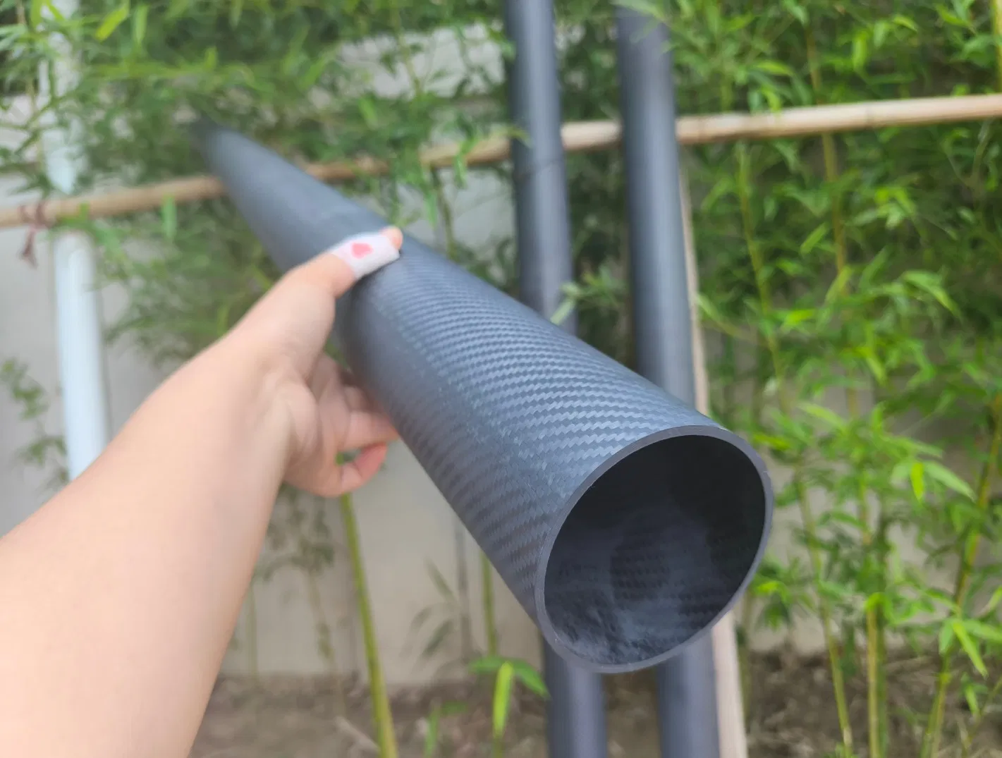 Carbon Fiber Round Tube 50mm 60mm 70mm Factory Zibo Xinnuo