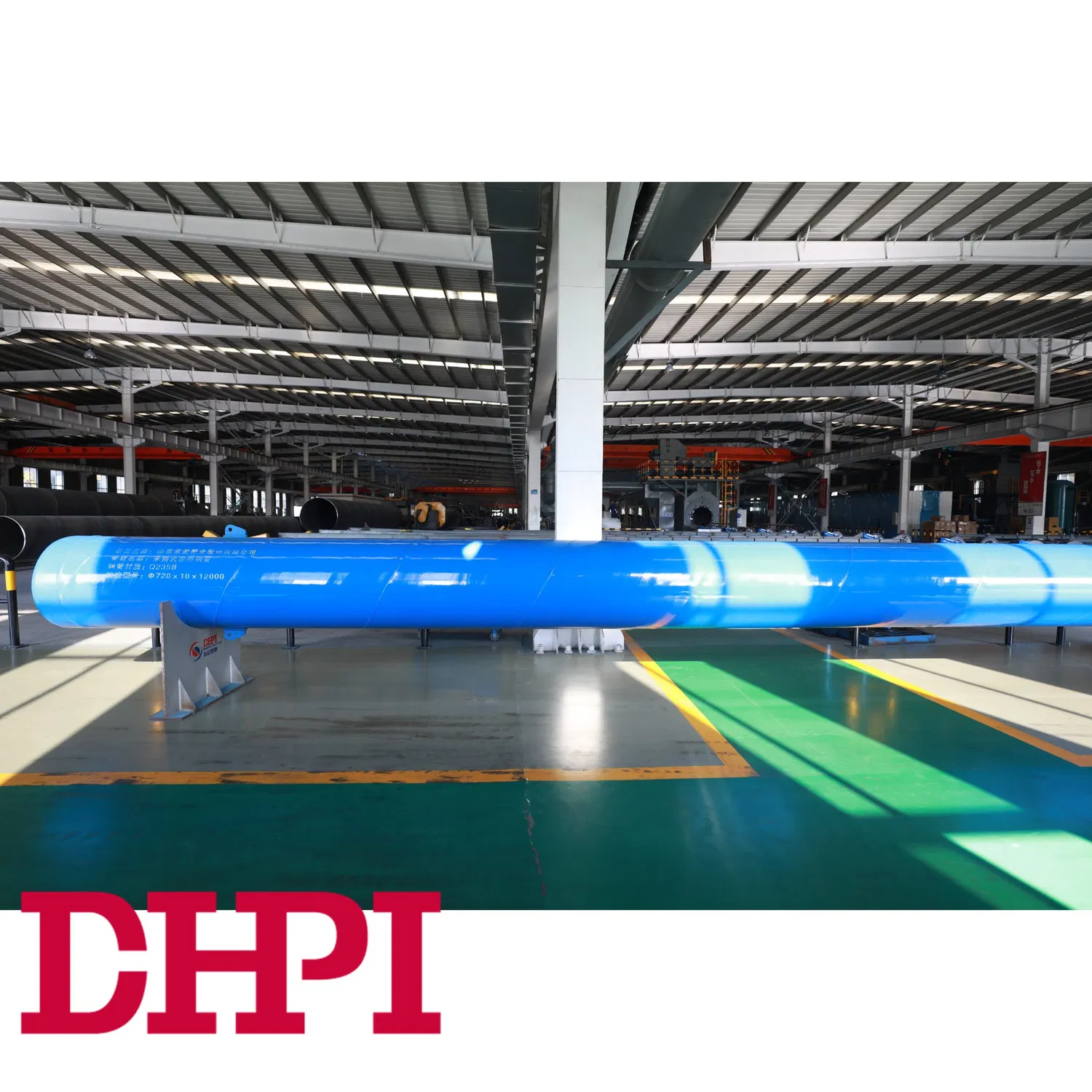 ERW Welded Ms Steel Epoxy Power Coated Pipes