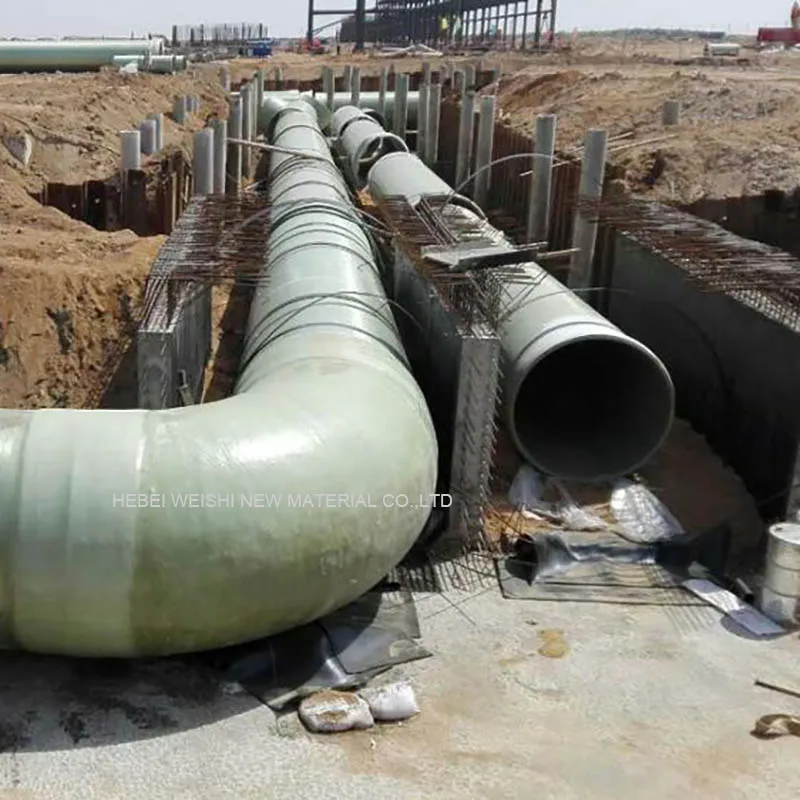 Insulation Mortar Wraps Sleeve Fittings FRP Fiberglass Pipes Suitable for Long-Distance Transportation Fiberglass Sand Pipe