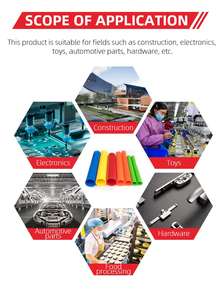 Customizable PVC; ABS; PP; PE Plastic Square Pipes