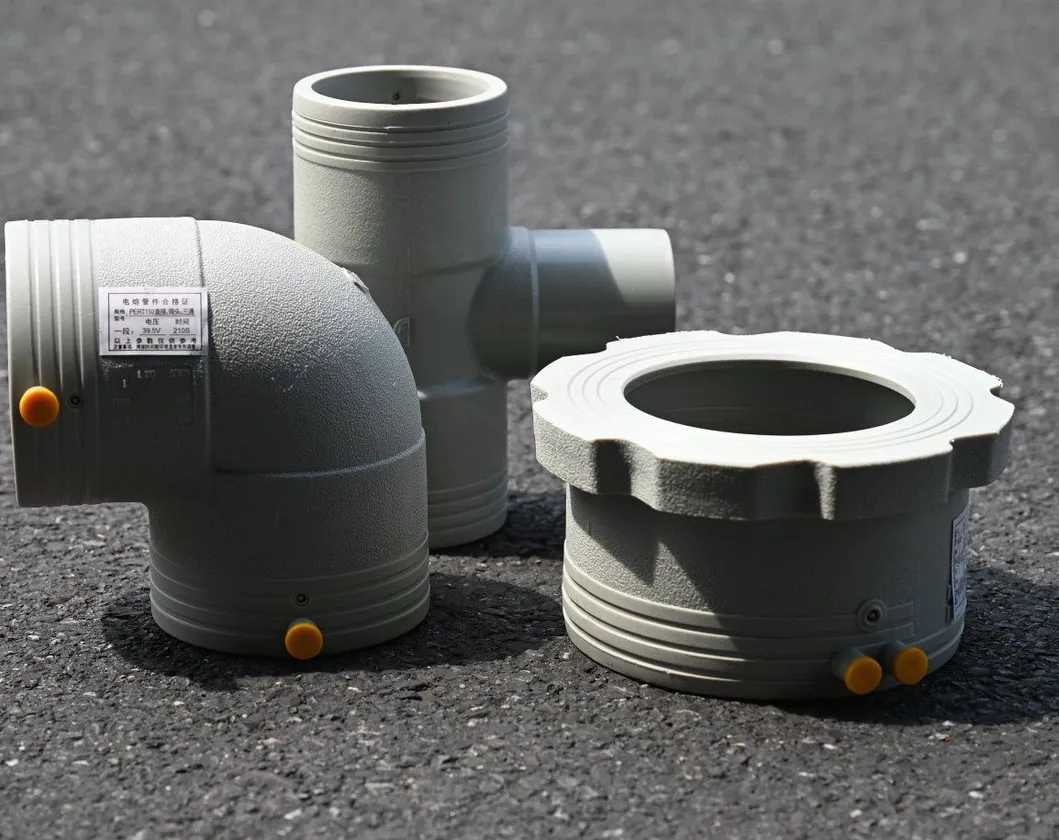 Heat Resistant Precision Tee Fitting PE-Rt II Electrofusion Pipe Fittings for Building Heating