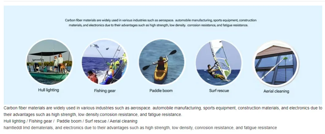 Carbon Fiber Round Tube Carbon Fiber Propeller Tube