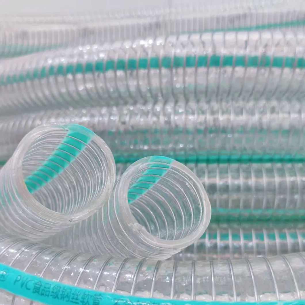 1-1/2 Inch Non-Toxic Food Grade PVC Steel Wire Hose Pipe